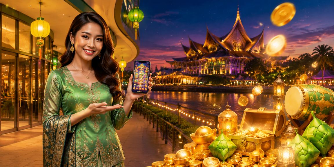 Suasana meriah pertaruhan sukan semasa Hari Raya di Sarawak Malaysia